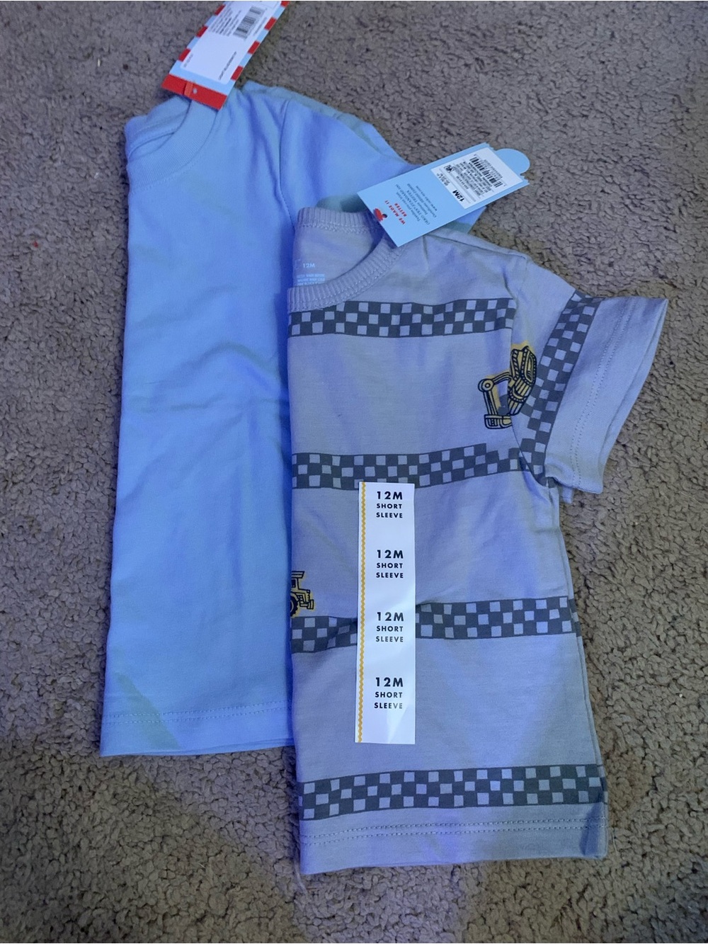 Cat & Jack Boys T-Shirt Bundle -12M & 18M
